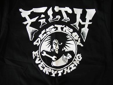 Filth - Destroy Everything Black - shirt